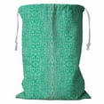 thumbnail image 1 of ABPHQTO Lace Mint Color Storage Basket Laundry Bag with Drawstring 18x24 Inch, 1 of 3