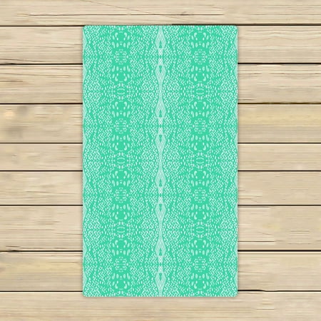 ABPHQTO Lace Mint Color Towels,Beach Bath Pool Sprot Travel Hand Spa Towel 16x28 Inch