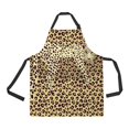 thumbnail image 1 of ABPHQTO Leopard Print Silhouette Of The Leopard Apron Home Kitchen Apron with Pockets, 1 of 2