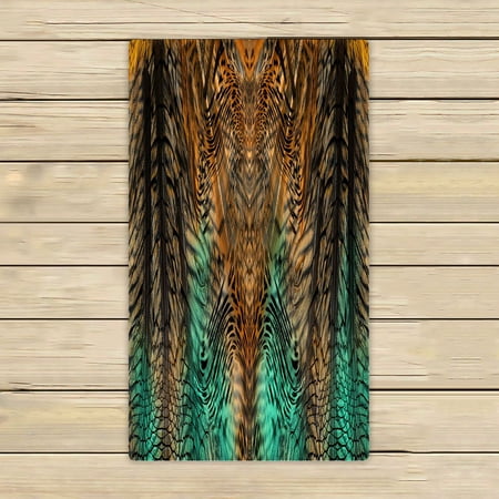 ABPHQTO Leopard Skin Towels,Beach Bath Pool Sprot Travel Hand Spa Towel 16x28 Inch