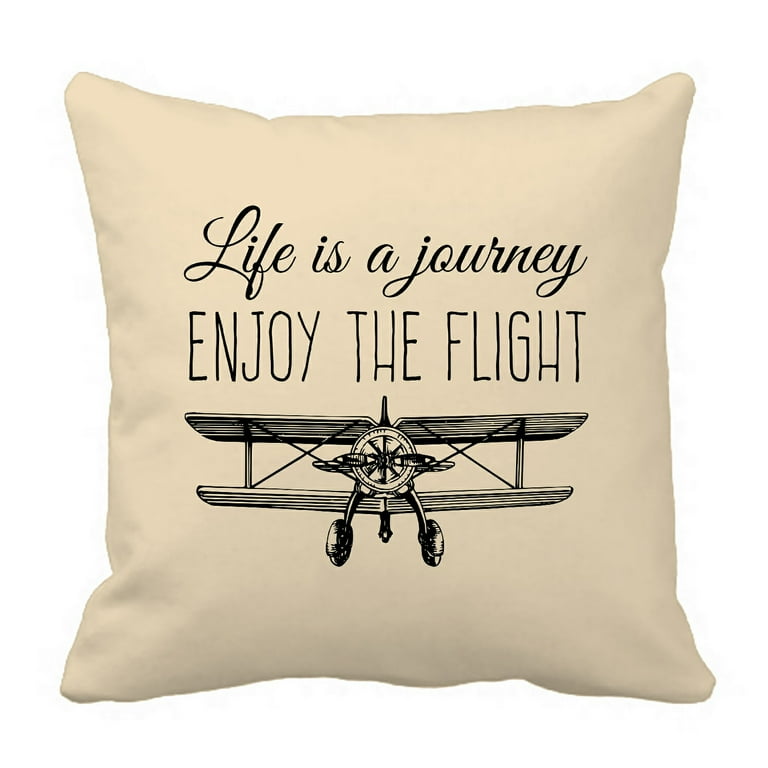 Vintage airplane pillow clearance