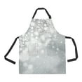 thumbnail image 1 of ABPHQTO Lights Stars Gray Apron Home Kitchen Apron with Pockets, 1 of 1