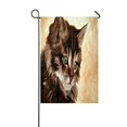 thumbnail image 1 of ABPHQTO Little Cat Drawing Home Outdoor Garden Flag House Banner Size 12x18 Inch, 1 of 1