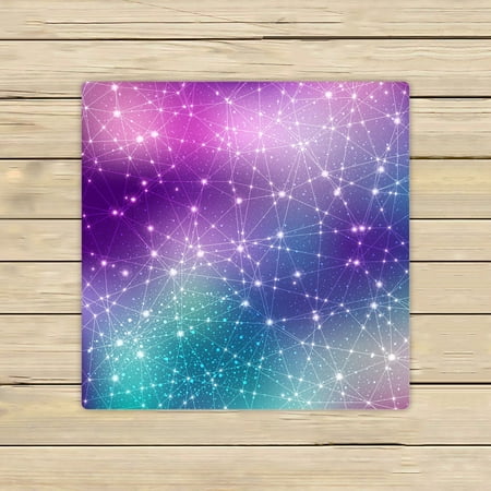 ABPHQTO Magic Space Cosmic Constellation Stars Blurred Lights Towels,Beach Bath Pool Sprot Travel Hand Spa Towel 13x13 Inch