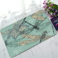 thumbnail image 1 of ABPHQTO Maple Leaf Dragonflies Doormat Entrance Rug Area Rug Floor Mat Home Decor 30x18 Inch, 1 of 1
