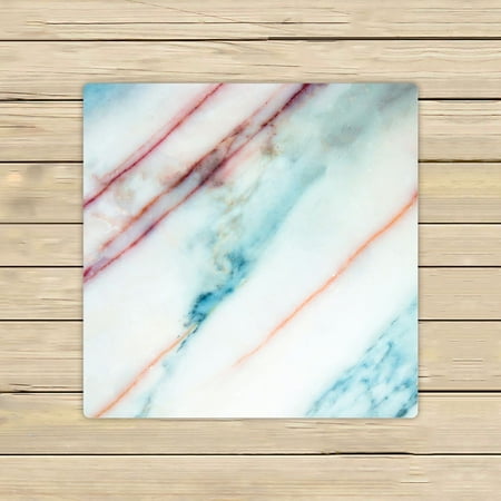 ABPHQTO Marble Texture Floor Stone Red Blue Stone Towels Beach Bath Pool Sprot Travel Hand Spa Towel 13x13 Inch