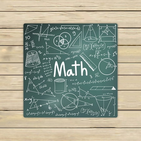 ABPHQTO Math Theoryformula Equation Doodle Blackboard Towels Beach Bath Pool Sprot Travel Hand Spa Towel 13x13 Inch