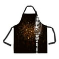 thumbnail image 1 of ABPHQTO Microphone Apron Home Kitchen Apron with Pockets, 1 of 1