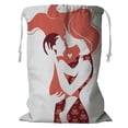 thumbnail image 1 of ABPHQTO Mother And Child Storage Basket Laundry Bag with Drawstring 18x24 Inch, 1 of 3