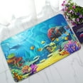 thumbnail image 1 of ABPHQTO Mountain Sea Fish Bird Doormat Entrance Rug Area Rug Floor Mat Home Decor 30x18 Inch, 1 of 1
