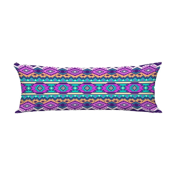 ABPHQTO Multicolor Aztec Body Pillow Covers Pillow Case Protector Pillowcase 20x60 Inch