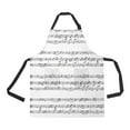thumbnail image 1 of ABPHQTO Music Note Apron Home Kitchen Apron with Pockets, 1 of 1