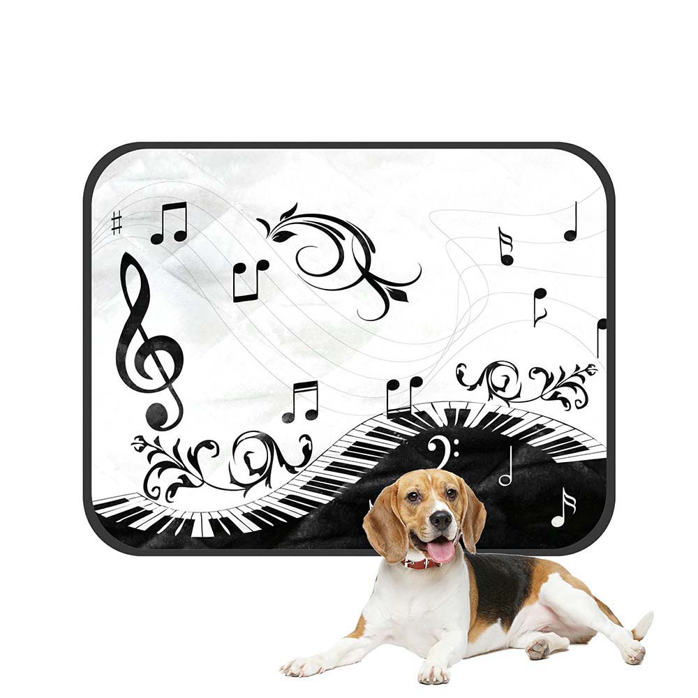 Mat Pad Notes ABPHQTO Music Notes Pet Dog Cat Bed Pee Pads Mat Cushion Potty ...