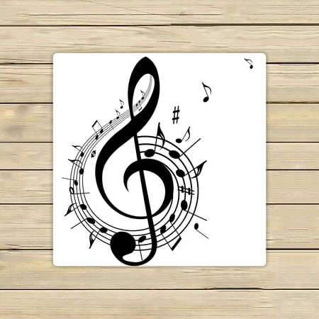 ABPHQTO Music Theme Towels,Beach Bath Pool Sprot Travel Hand Spa Towel 13x13 Inch