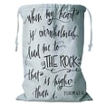 thumbnail image 1 of ABPHQTO My Rock Storage Basket Laundry Bag with Drawstring 24x32 Inch, 1 of 3