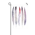 thumbnail image 1 of ABPHQTO N Watercolor Paintings Vibrant Feather Fly Bird Home Outdoor Garden Flag House Banner Size 12x18 Inch, 1 of 1
