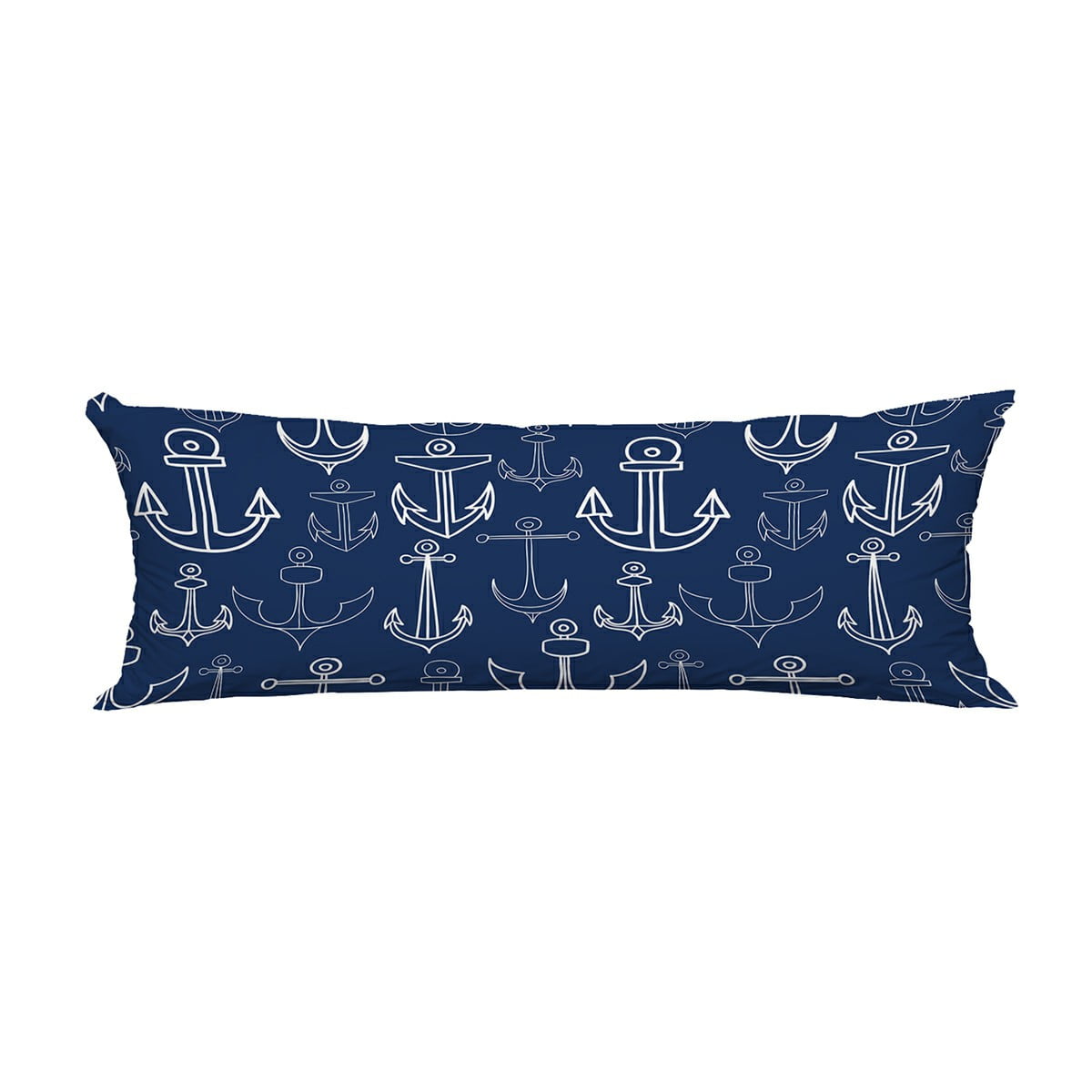 ABPHQTO Nautical Doodle Anchors Body Pillow Covers Pillow Case
