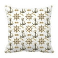 thumbnail image 1 of ABPHQTO Nautical Pattern Pillow Case Pillow Cover Pillow Protector Two Sides For Couch Bed 18x18 Inch, 1 of 1