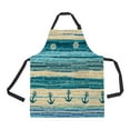 thumbnail image 1 of ABPHQTO Nautical Style Apron Home Kitchen Apron with Pockets, 1 of 1