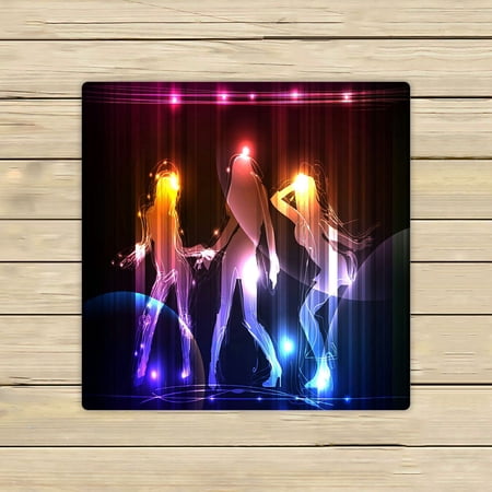 ABPHQTO Neon Girls Towels Beach Bath Pool Sprot Travel Hand Spa Towel 13x13 Inch