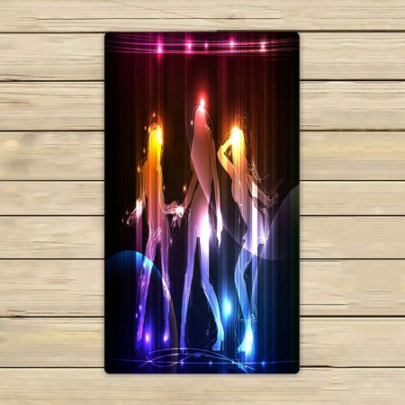 ABPHQTO Neon Girls Towels Beach Bath Pool Sprot Travel Hand Spa Towel 16x28 Inch