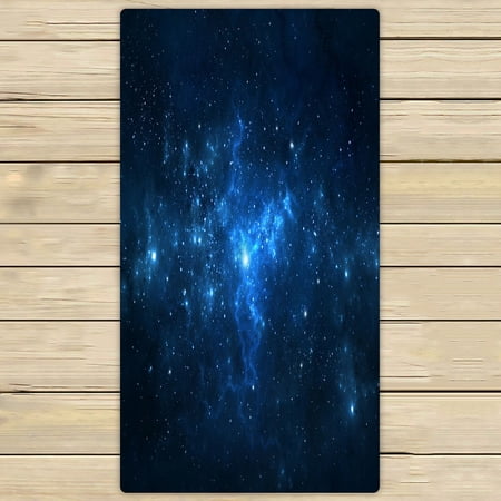 ABPHQTO Night Sky With Stars And Nebula Towels,Beach Bath Pool Sprot Travel Hand Spa Towel 30x56 Inch