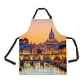 thumbnail image 1 of ABPHQTO Night View Cathedral In Rome Italy Apron Home Kitchen Apron with Pockets, 1 of 1