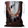 thumbnail image 1 of ABPHQTO Ninth Planet Solar System Opened New Gas Giant Storage Basket Laundry Bag with Drawstring 18x24 Inch, 1 of 3