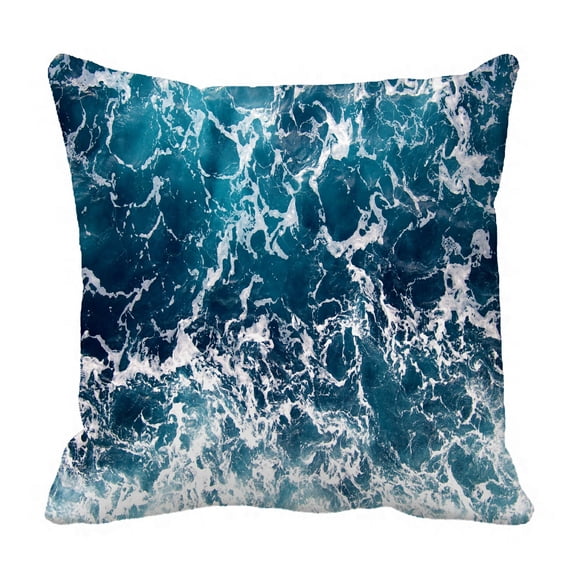 ABPHQTO Ocean Pattern Pillow Case Pillow Cover Pillow Protector Two Sides For Couch Bed 18x18 Inch