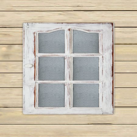 ABPHQTO Old Wood Door Panel Glass White Paint Full Frame Towels,Beach Bath Pool Sprot Travel Hand Spa Towel 13x13 Inch