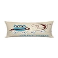 thumbnail image 1 of ABPHQTO Owl Key Home Sweet Home Body Pillow Covers Pillow Case Protector Pillowcase 20x60 Inch, 1 of 1