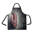 thumbnail image 1 of ABPHQTO Pair Of Red Boxing Gloves Hanging On Wall Apron Home Kitchen Apron with Pockets, 1 of 1