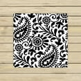 thumbnail image 1 of ABPHQTO Paisley Black White Pattern Towels,Beach Bath Pool Sprot Travel Hand Spa Towel 13x13 Inch, 1 of 1