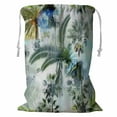 thumbnail image 1 of ABPHQTO Palm Trees Clip Art Floral Storage Basket Laundry Bag with Drawstring 24x32 Inch, 1 of 3