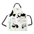 thumbnail image 1 of ABPHQTO Panda Apron Home Kitchen Apron with Pockets, 1 of 2