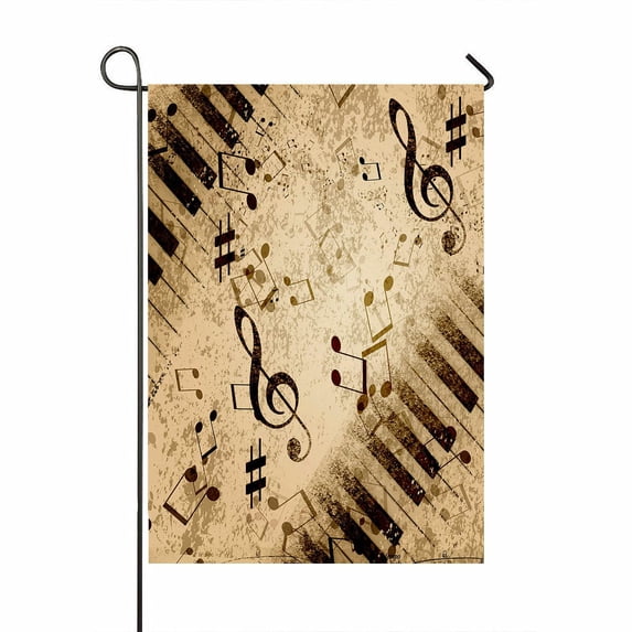 ABPHQTO Paper Note Sings Home Outdoor Garden Flag House Banner Size 28x40 Inch