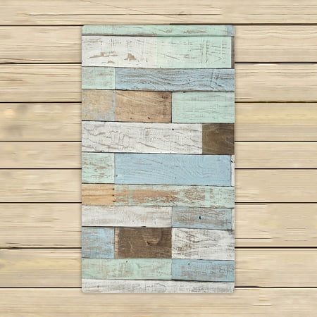 ABPHQTO Pastel Wood Wall Texture Towels,Beach Bath Pool Sprot Travel Hand Spa Towel 16x28 Inch