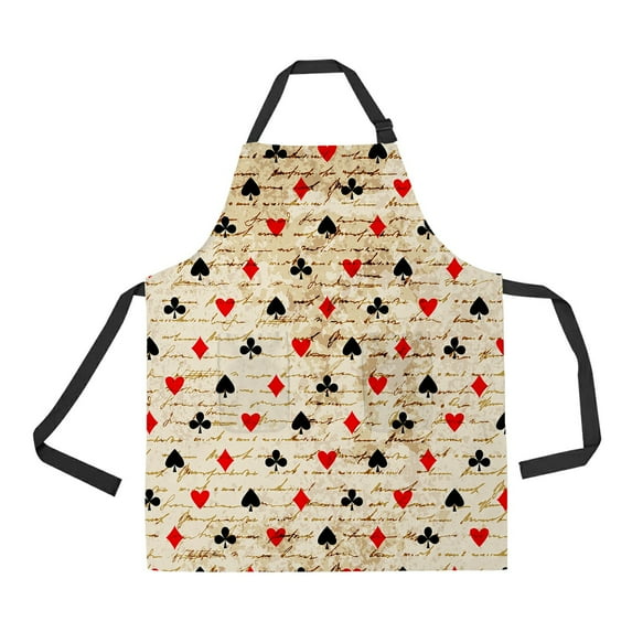 ABPHQTO Pattern Apron Home Kitchen Apron with Pockets