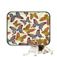 thumbnail image 1 of ABPHQTO Pattern Butterflies Yellow Pet Dog Cat Bed Pee Pads Mat Cushion Potty Dogsblankets Crate Bed Kennel 36x48 inch, 1 of 4