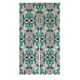 thumbnail image 1 of ABPHQTO Pattern Portuguese Tiles Azulejo Moroccan Japanese Noren Curtain Doorway Door Window Treatment Curtains Cotton Linen Curtain 85x150 cm, 1 of 1