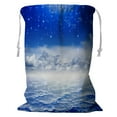 thumbnail image 1 of ABPHQTO Peaceful Blue Sky Bright Stars Heaven Storage Basket Laundry Bag with Drawstring 24x32 Inch, 1 of 3