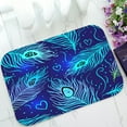 thumbnail image 1 of ABPHQTO Peacock Feathers Colorful Doormat Entrance Rug Area Rug Floor Mat Home Decor 23.5x16.7 Inch, 1 of 1