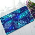thumbnail image 1 of ABPHQTO Peacock Feathers Colorful Doormat Entrance Rug Area Rug Floor Mat Home Decor 30x18 Inch, 1 of 1