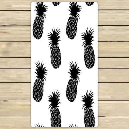 ABPHQTO Pineapple Pineapple Towels Beach Bath Pool Sprot Travel Hand Spa Towel 30x56 Inch