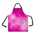 thumbnail image 1 of ABPHQTO Pink Background Apron Home Kitchen Apron with Pockets, 1 of 2