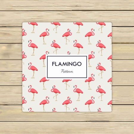 ABPHQTO Pink Flamingo Beige Pink Color Separate Layer Towels,Beach Bath Pool Sprot Travel Hand Spa Towel 13x13 Inch