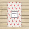 thumbnail image 1 of ABPHQTO Pink Flamingo Beige Pink Color Separate Layer Towels,Beach Bath Pool Sprot Travel Hand Spa Towel 16x28 Inch, 1 of 1