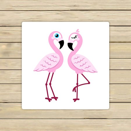ABPHQTO Pink Flamingo Towels,Beach Bath Pool Sprot Travel Hand Spa Towel 13x13 Inch