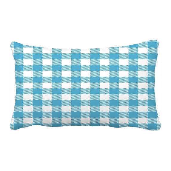 ABPHQTO Plaid Kitchen Pillow Case Pillow Cover Pillow Protector Two Sides For Couch Bed 20x30 Inch