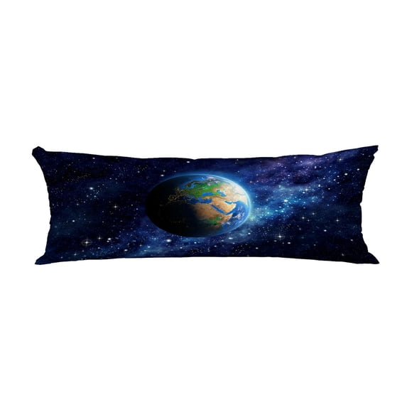 ABPHQTO Planet Earth Deep Space Europe Asia Middle East Body Pillow Covers Pillow Case Protector Pillowcase 20x60 Inch